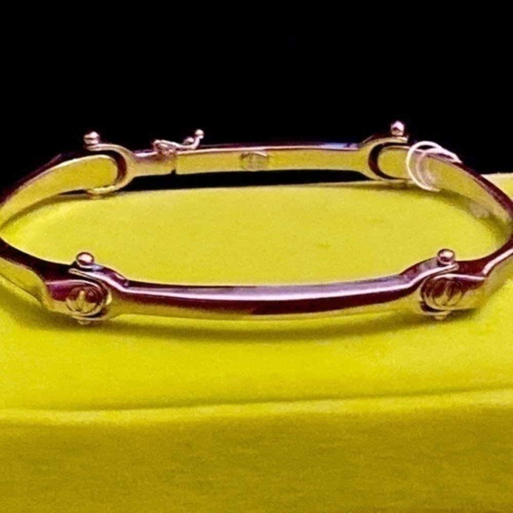 Bangle bracelet men -super stylish “The Screwdriver “ White Gold -14K -26.5 gr